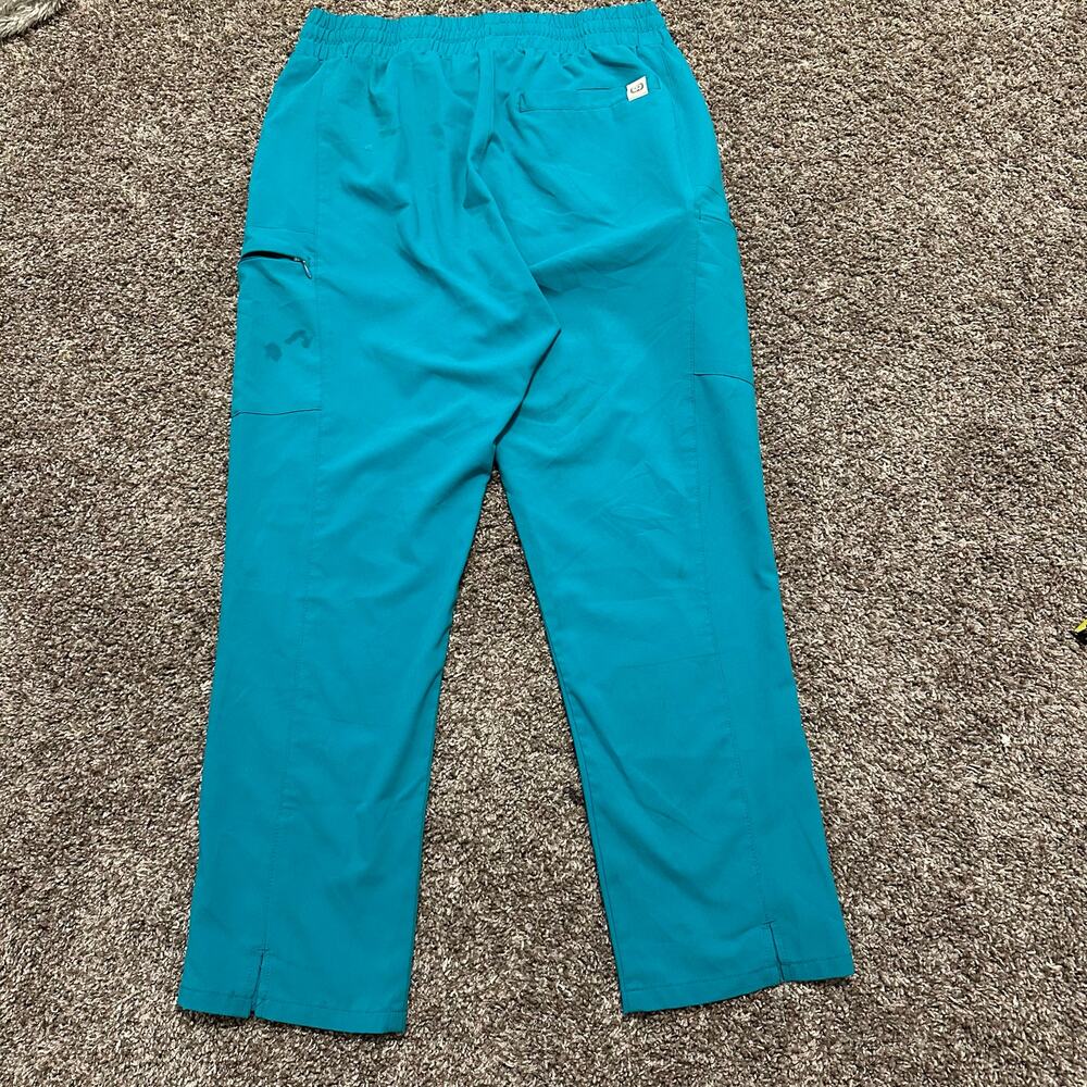 WONDERWINK Women's High Waist Slim Leg Pant 5334 Size MP In Teal Blue - Picture 3 of 13